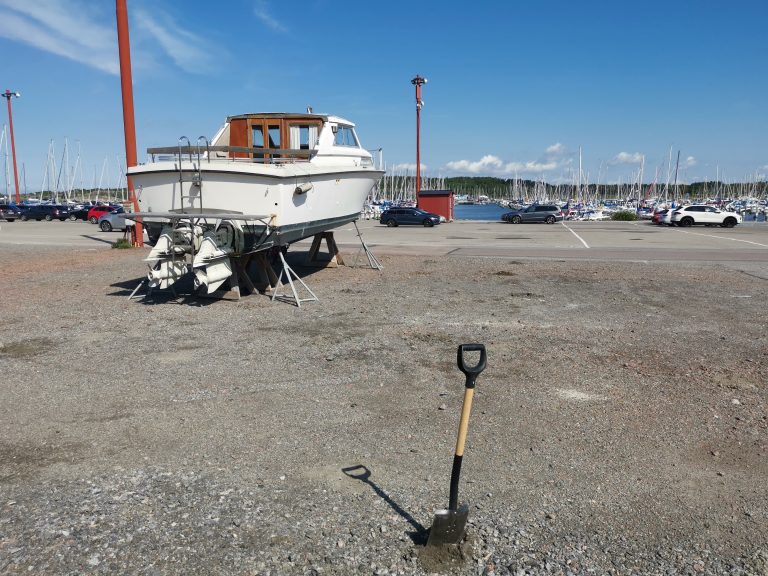 Undersökningar av jord vid båtuppställning